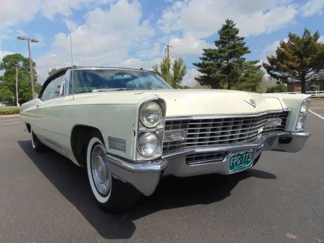 1967 cadillac deville convertible 85k miles ** no reserve **