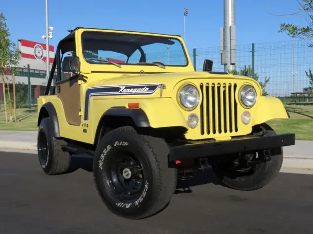 1975 jeep cj5, 304ci v8, 4wd, renegade, fresh resto, low miles