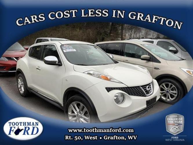 2013 nissan juke sv awd sv 4dr crossover for sale in grafton, west virginia