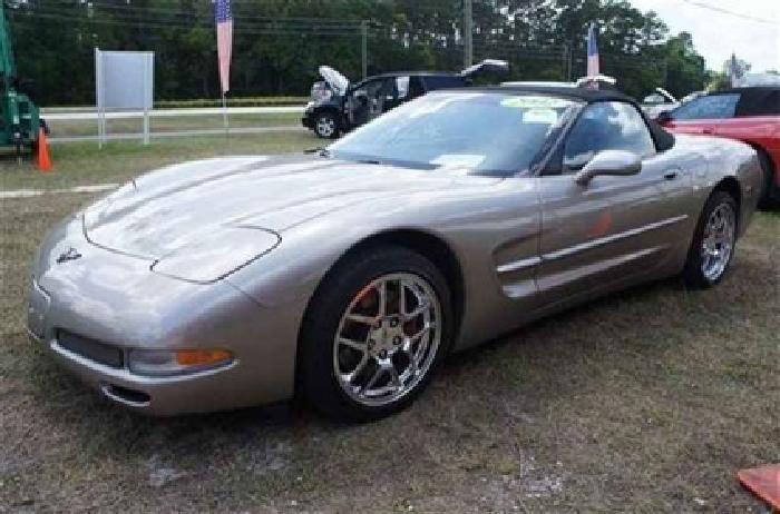 used 2002 chevrolet corvette convertible, 55,497 miles in bushnell, fl