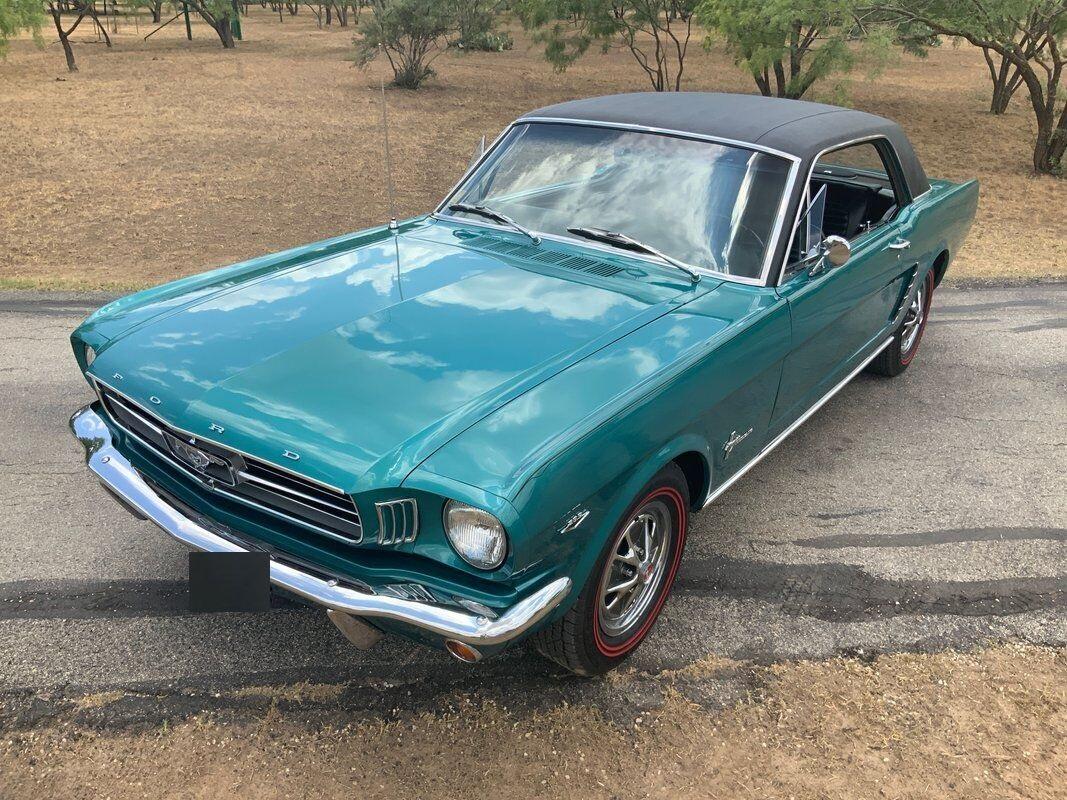 1965 ford mustang coupe 28860 miles twilight turquoise coupe