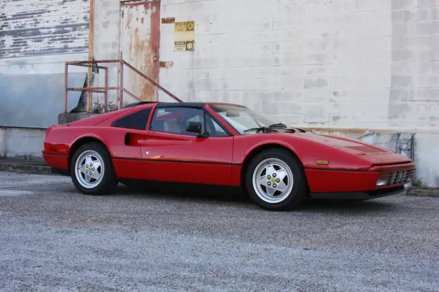 1989 328 gts, red/tan, 19k miles, 100% original paint, concours quality
