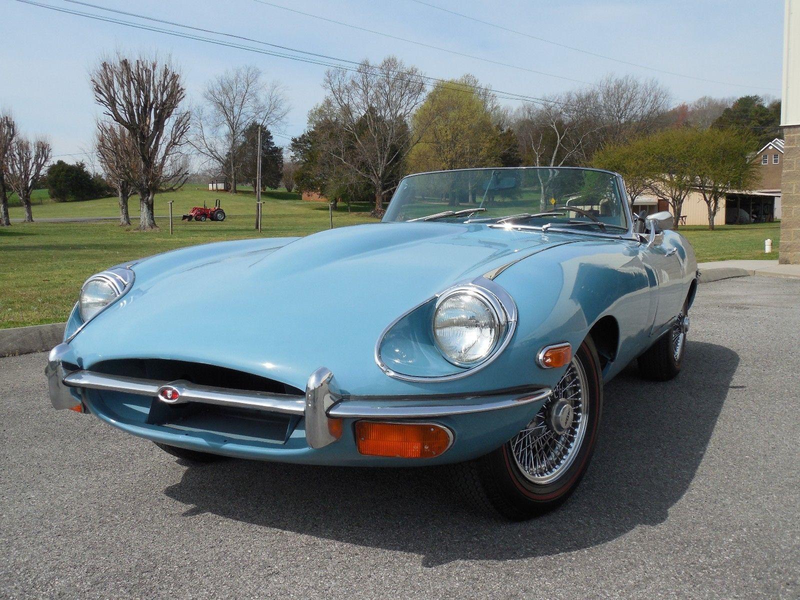 1969 jaguar e-type xke- type e convertible 2 door roadster