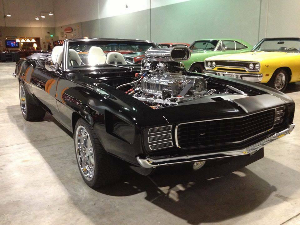 1969 chevrolet camaro rs ss convertible restomod 509 8-71 bds