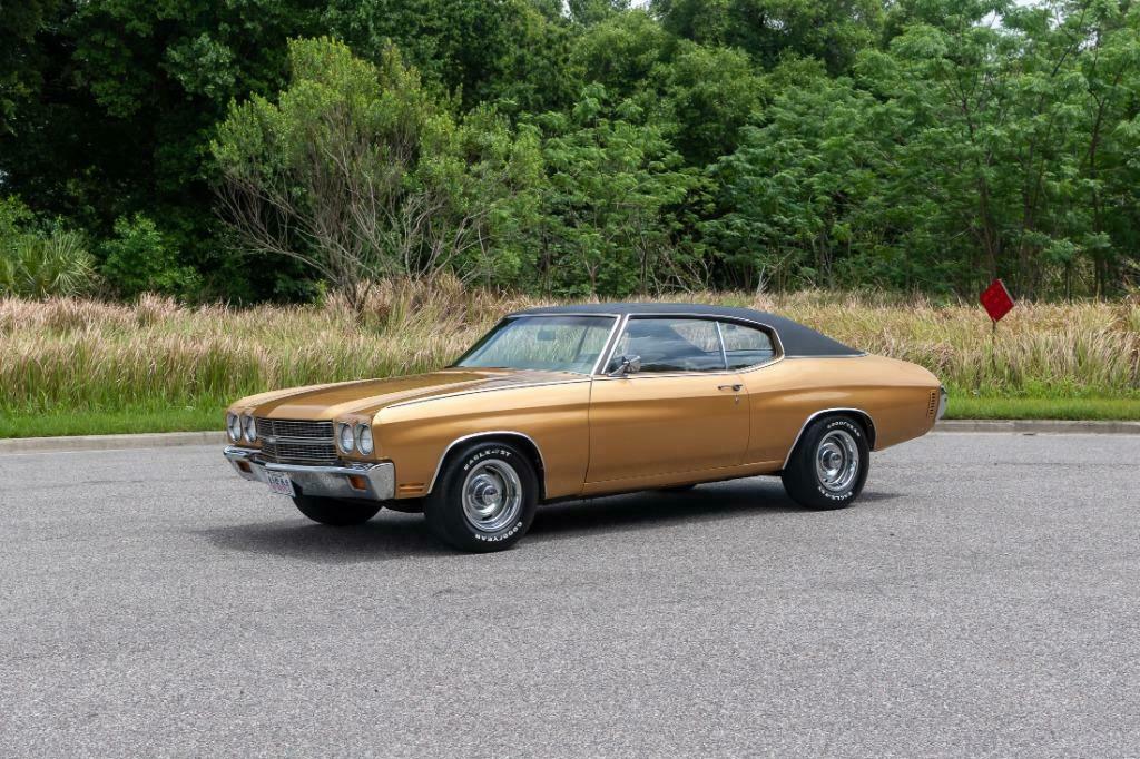 1970 chevrolet malibu coupe gold