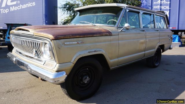 67 jeep grand wagoneer sj fsj kaiser 4x4 patina classic 327 cherokee 45k orig mi