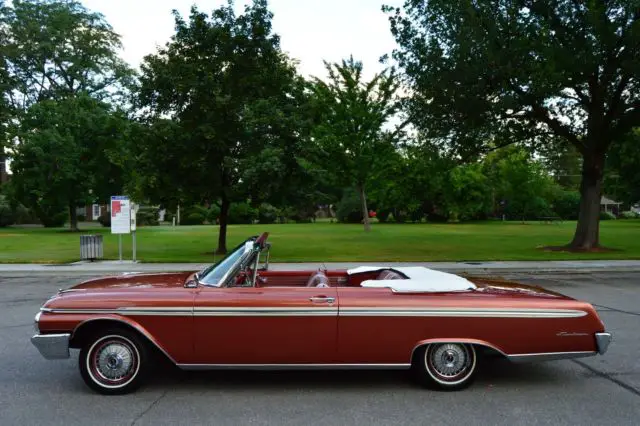 gorgeous restored rare 1962 ford galaxie 500 sunliner convertible 352 nice !