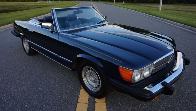 1981 mercedes 380sl r107 roadster convertible 2 tops we ship and export!!!!!