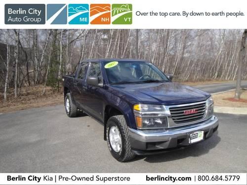 2007 gmc canyon pk sle crewcab pickup 4x4 sle crewcab for sale in saint george, vermont