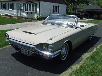 1964 thunderbird convertible rare color combination
