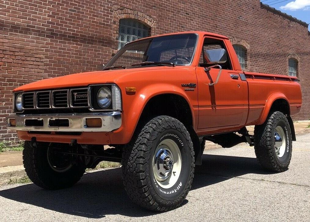 1979 toyota pickup limited edition 20r orange 4wd