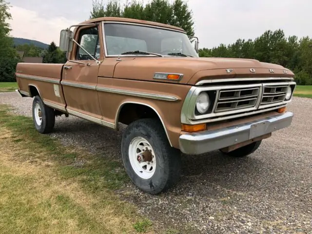 1972 ford f250 4x4 high boy all original survivor sport custom