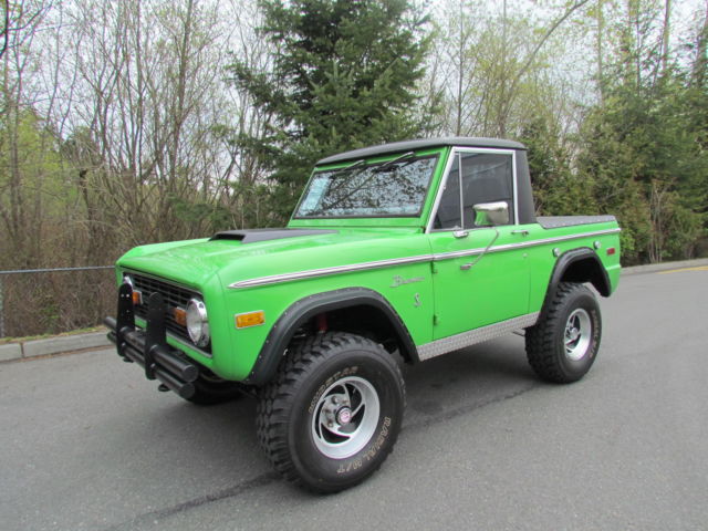 1976 ford bronco 4x4 1/2 cab 302 overdrive at