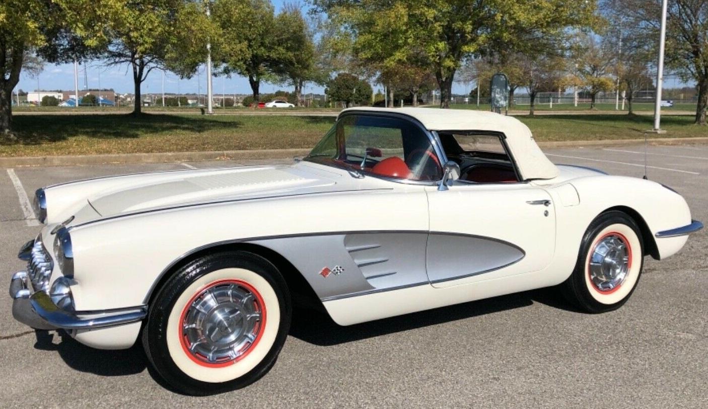 1958 chevrolet corvette convertible/soft top