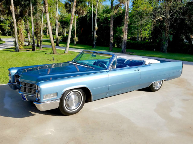 1966 cadillac de ville convertible