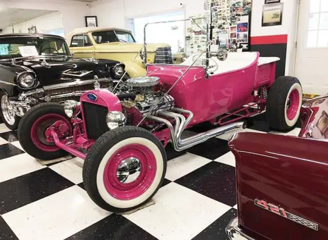 1924 ford model t pink old school t bucket roadster no reserve