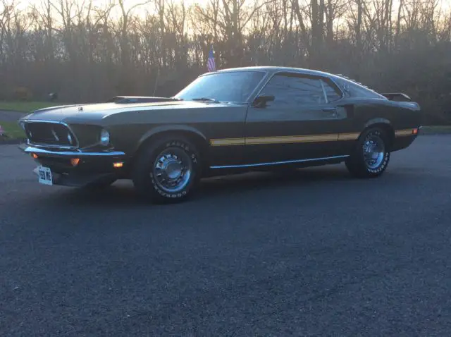 1969 ford mustang mach 1 - 4 spped - 351w matching numbers must see!
