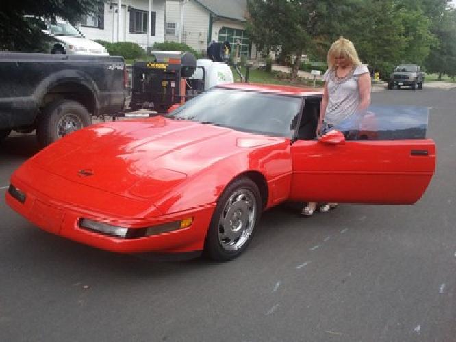 obo 1995 tourch red corvette in greeley, co