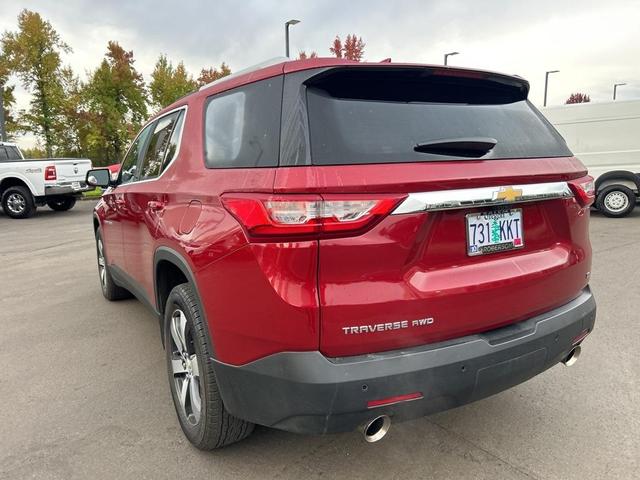 2018 chevrolet traverse lt leather