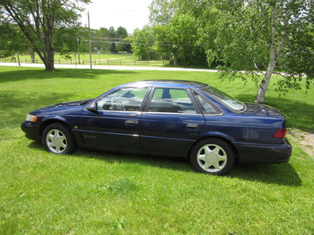 1992 blue ford taurus sho - 5 speed manual in ne ohio - collector condition