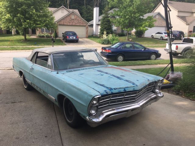 1967 ford galaxie 500 convertible...project car barn find