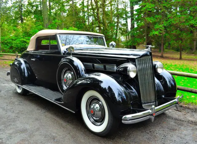 1937 packard 120 convertible coupe, great driver, great condition