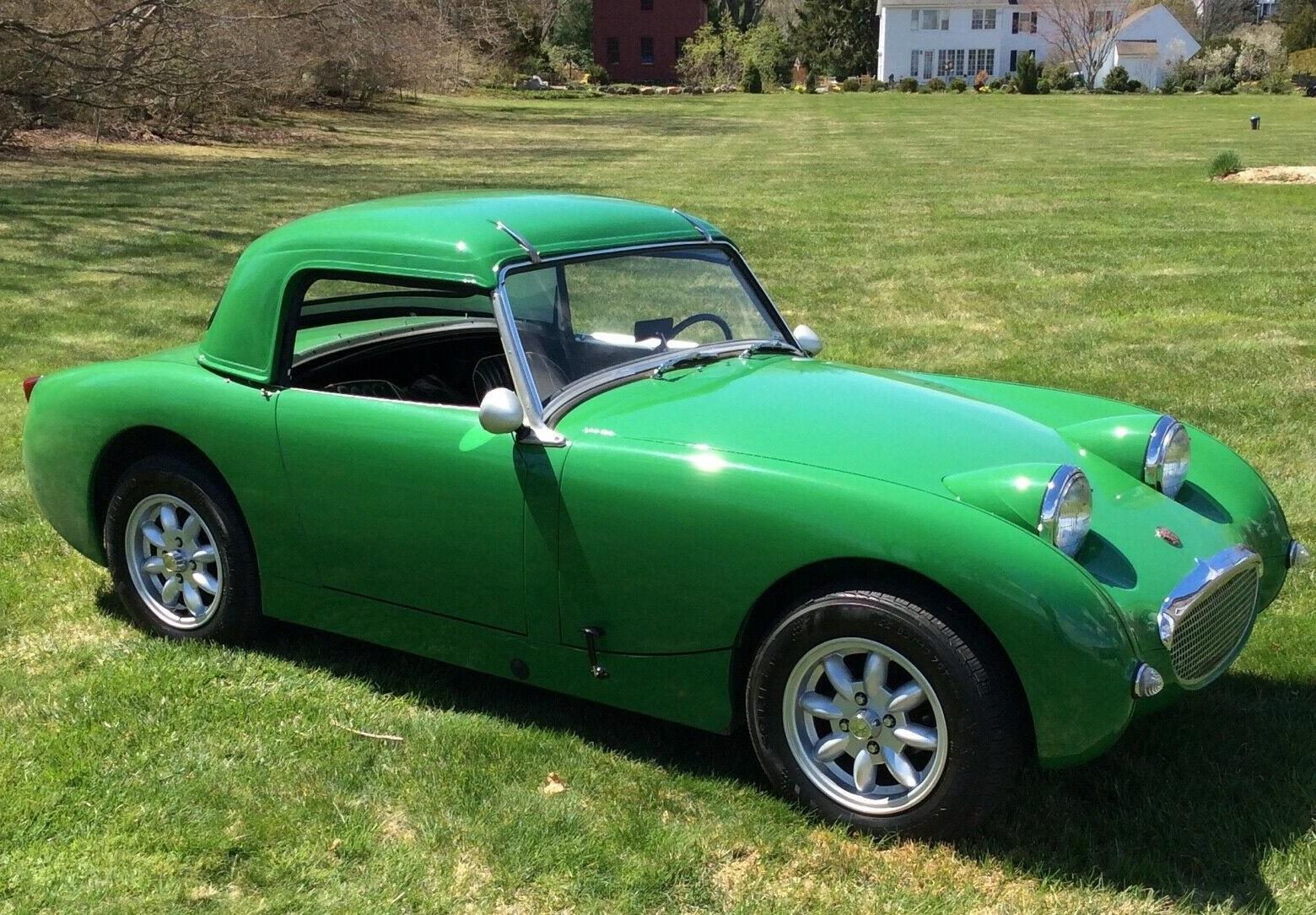 1960 austin healey bugeye sprite chrome 998 engine rebuilt