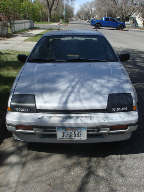1987 silver w/ black out pkg nissan pulsar nx se 1.6 dohc t-top removable hatch
