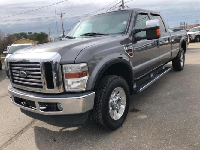 2009 ford f-250 super duty lariat 4x4 lariat 4dr crew cab 8 ft. lb pickup for sale in bonetraill, north dakota