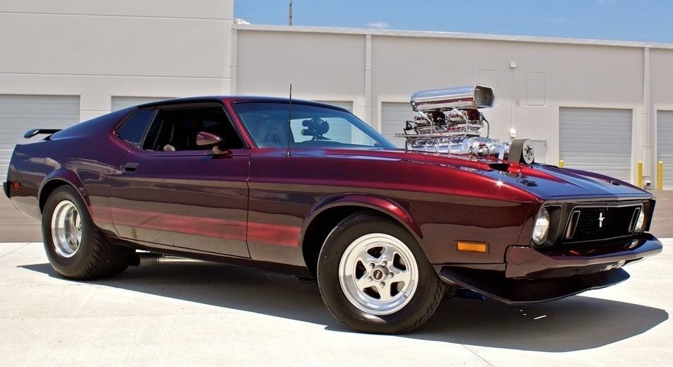 1973 ford mustang mach 1 fastback pro-touring 514 supercharged