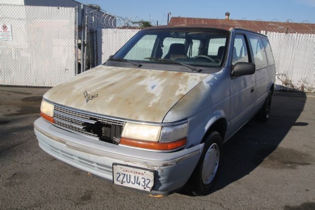 1992 plymouth voyager automatic 6 cylinder no reserv