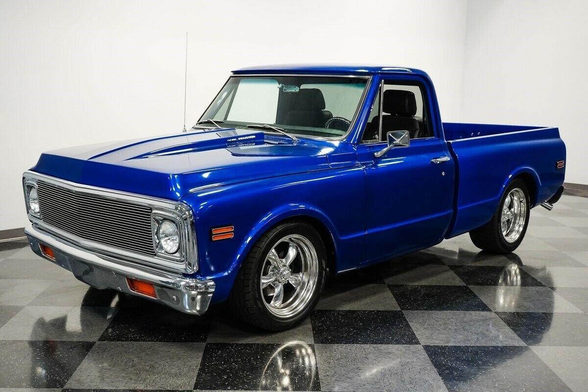 1972 chevrolet c-10 performance-built fuel-injected v8 six-speed automatic