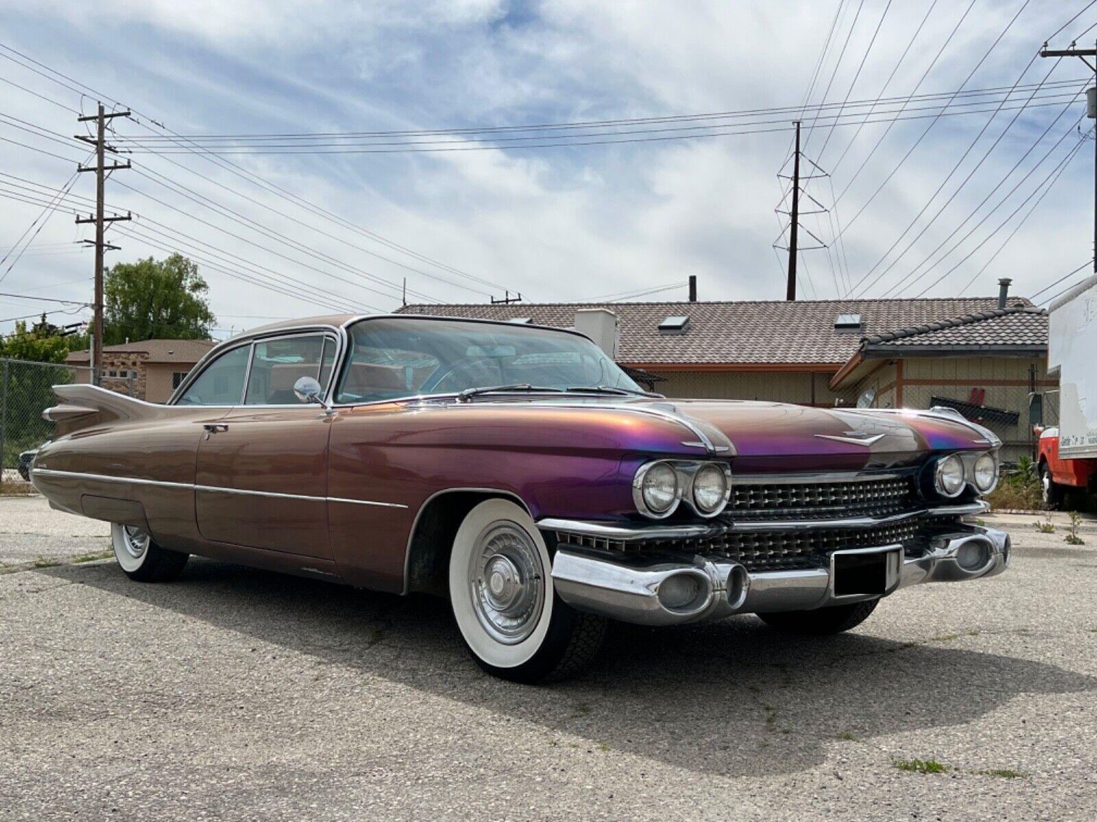 1959 cadillac deville coupe 2 door hardtop 390 engine 4 speed hydramatic auto
