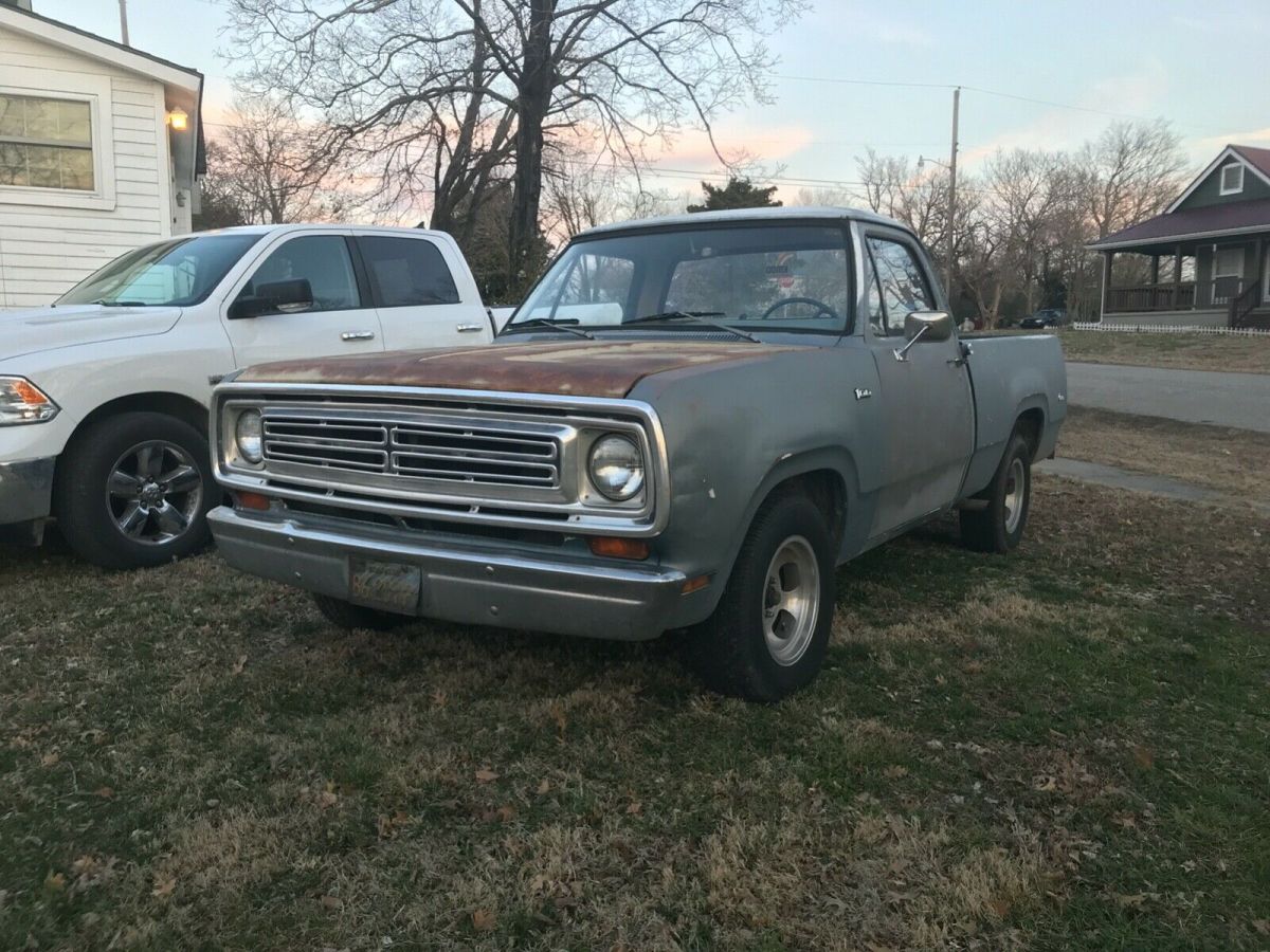 1973 dodge d100 short bed pickup california sheetmetal
