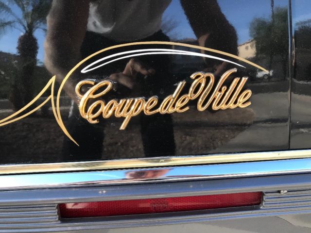 1989 cadillac coupe deville triple black