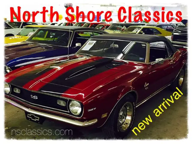 1968 chevrolet camaro supercharged super sport ss convertible look