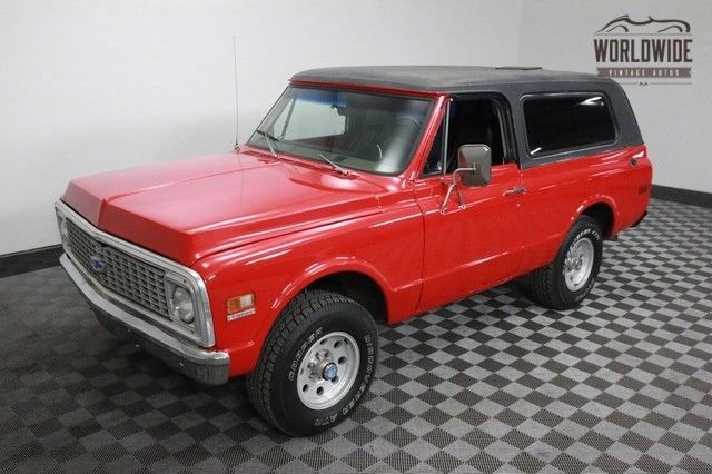 1972 chevrolet blazer four wheel drive convertible!