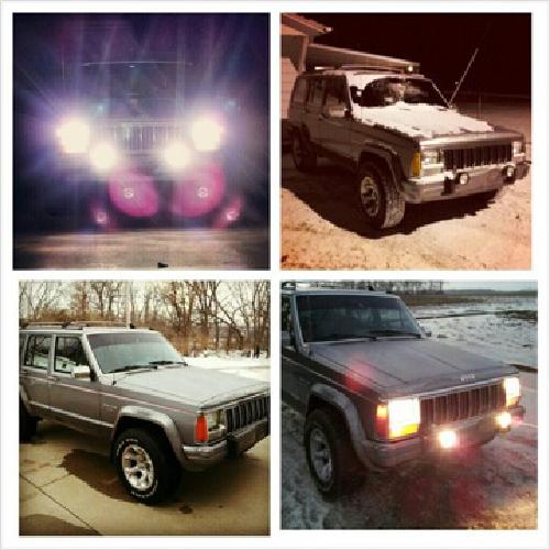 obo 1992 jeep cherokee laredo 4x4 in owensville, in