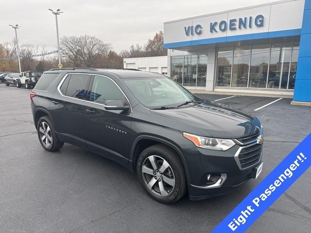 2021 chevrolet traverse lt leather