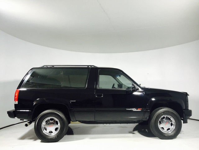 1993 gmc yukon gt | cold a/c | fresh service | 4x4 black suv manual