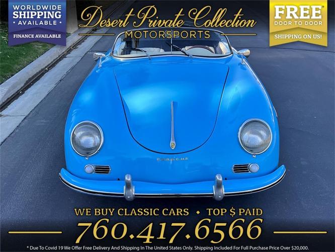 1956 porsche speedster in palm desert, california