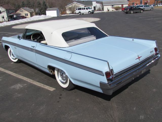 1963 oldsmobile starfire convertible 394 v8 hydra-matic white buckets
