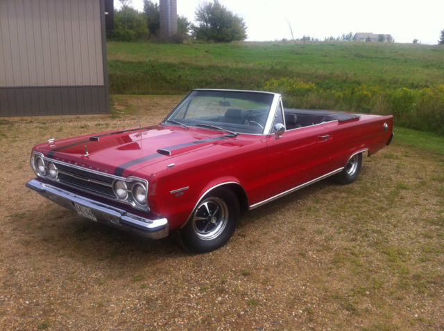 1967 plymouth gtx convertible all original survivor 440 4 speed one family owned