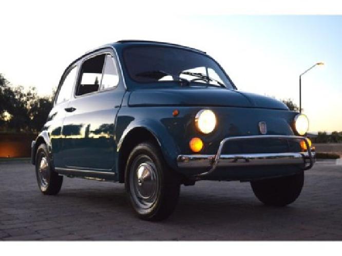 1971 fiat 500l beautifully restored in santa ana, ca