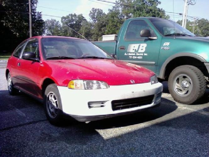 1992 honda civic hatchback vx in leola, pa