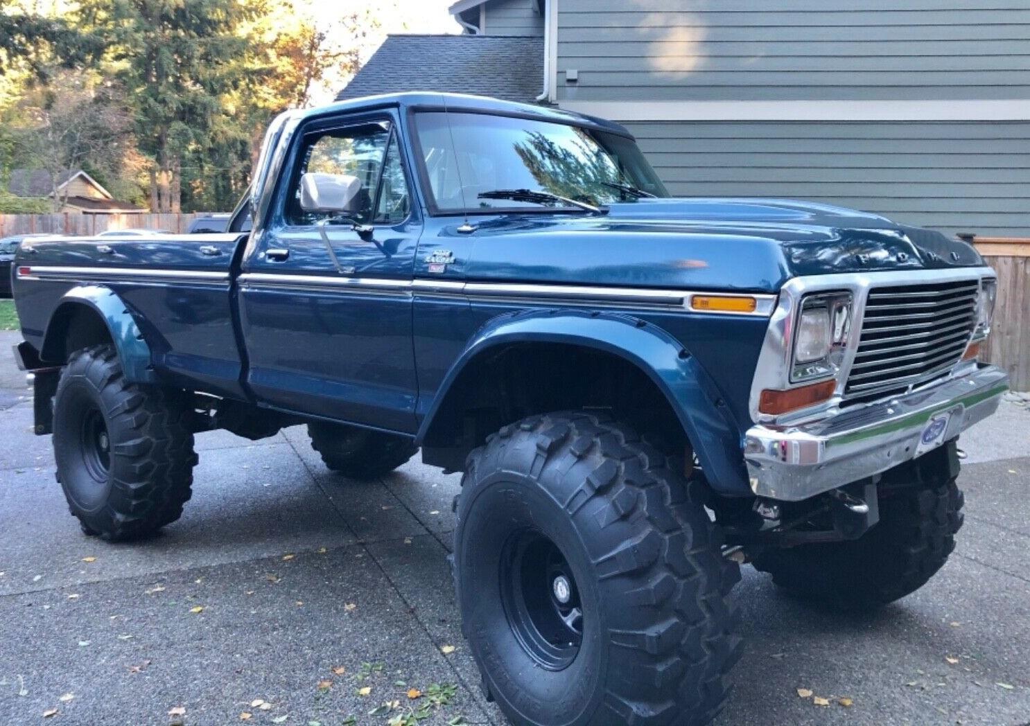 1979 ford f350 1 ton highboy 4x4 auto extreme custom