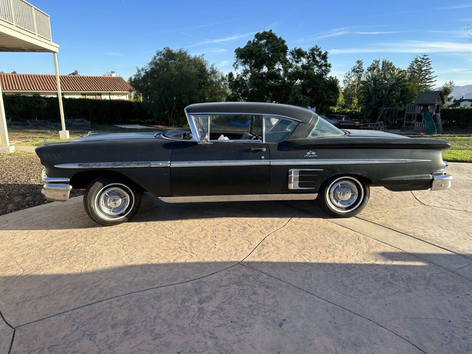 1958 chevrolet impala 2 door hardtop factory color