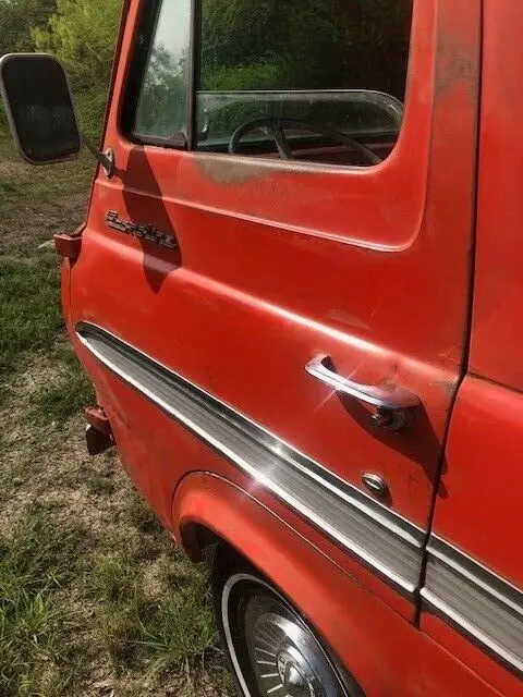 1965 ford econoline deluxe, original paint texas truck, 5 window