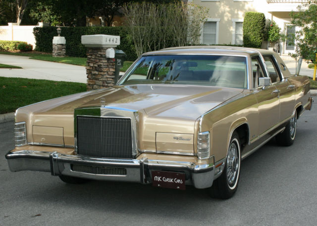 elegant low mile survivor 1979 lincoln towncar - 58k orig mi