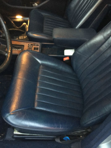 1984 mercedes benz sel500 blue, leather int., mint condition, low miles